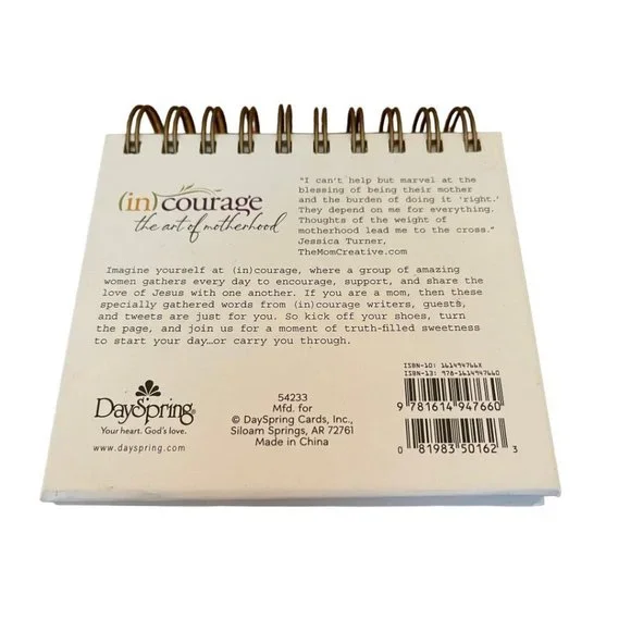 The Art of Motherhood (in)courage Everyday Inspirations Perpetual Calendar - Picture 4 of 9